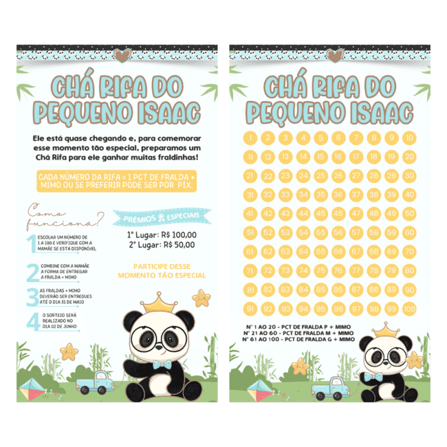 22. CHÁ RIFA URSINHO PANDA 