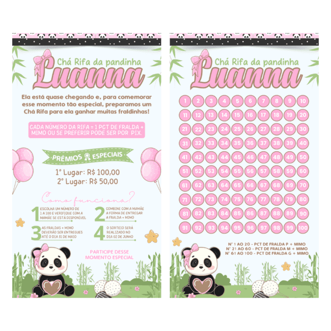 43 CHÁ RIFA PANDA ROSA 