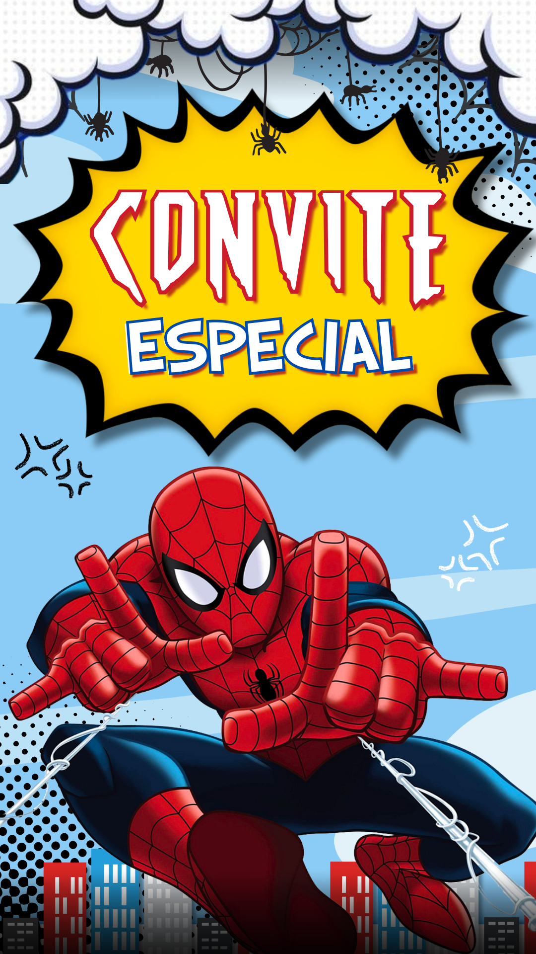 Convite de Aniversário Kai Lorenzo