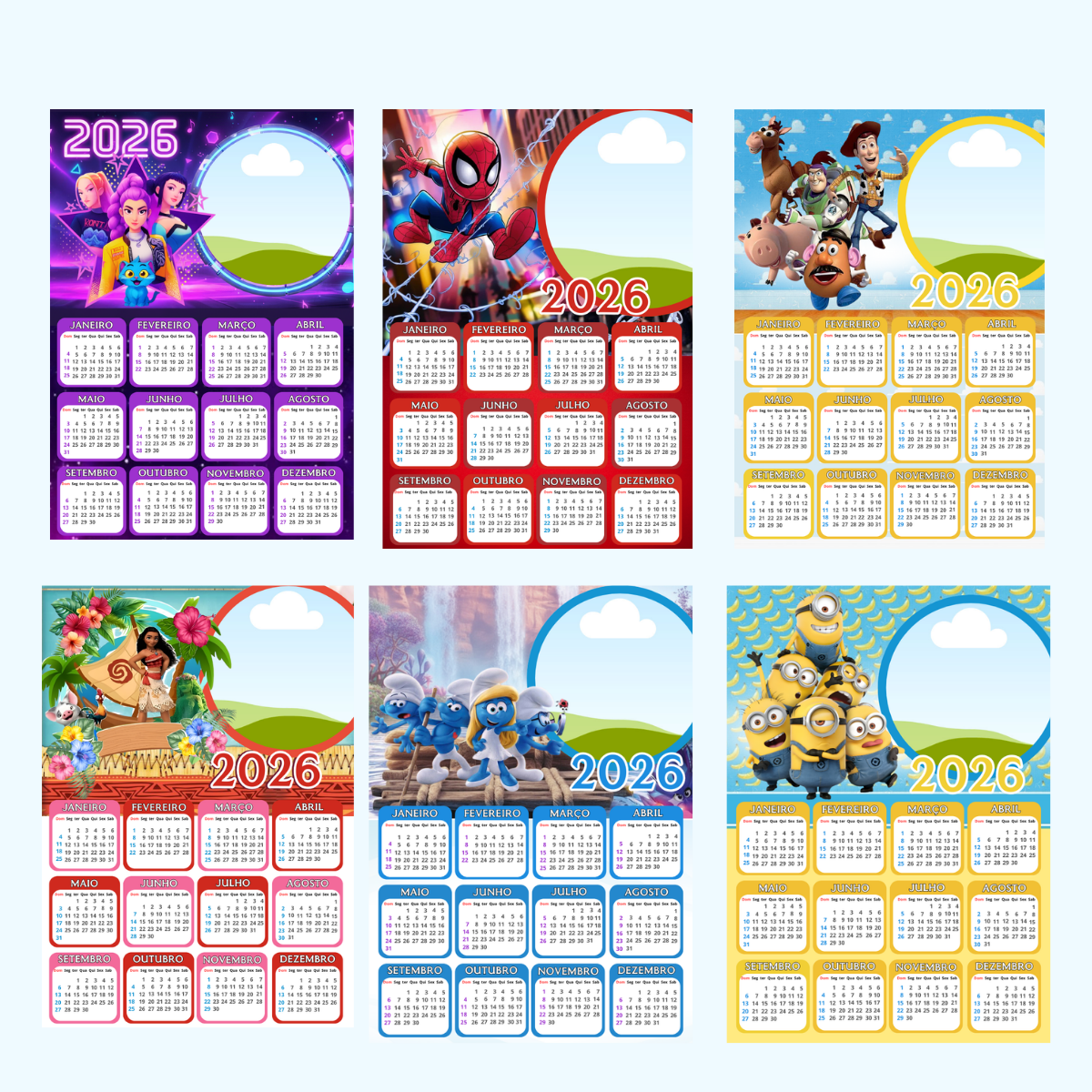 Pack Ultimate Calendários 2026