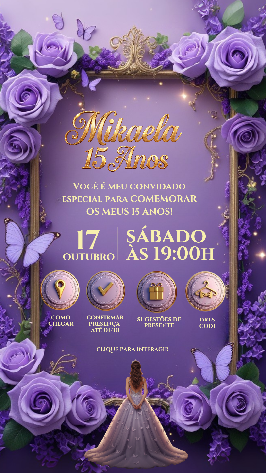 Menu de opções