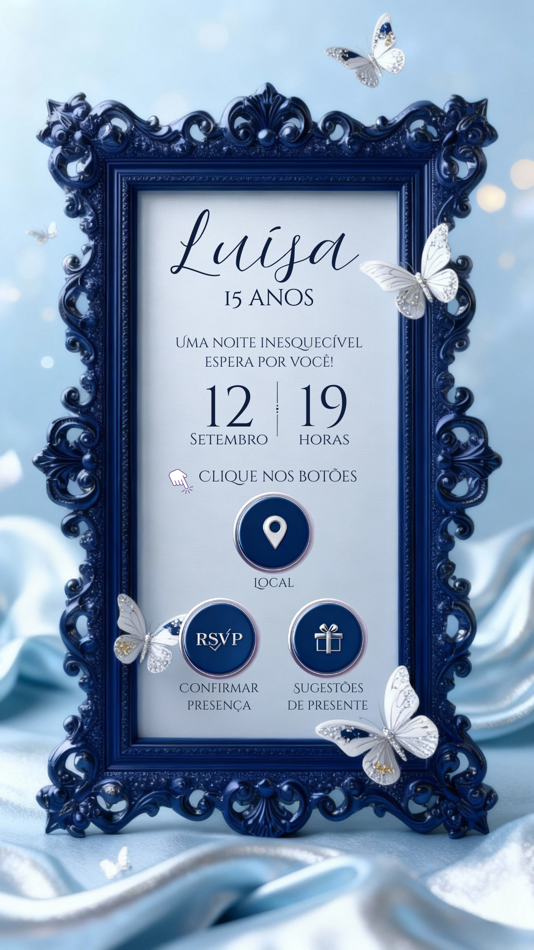 Menu de Botões